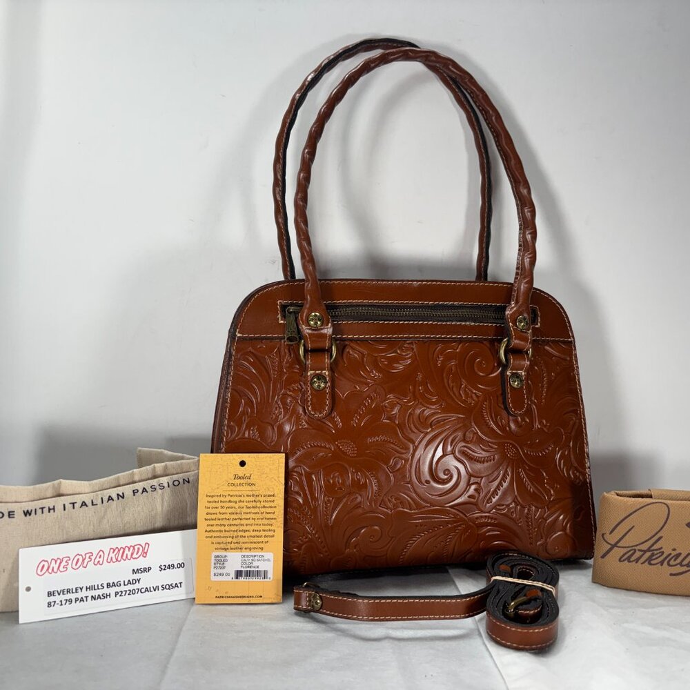 PATRICIA NASH MILAN ITALY-NWT$249.00                   HAND TOOLING TOOK 4 WEEKS